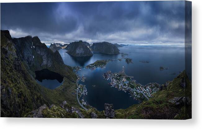 Norway Canvas Print featuring the photograph Reine by Carlos F. Turienzo