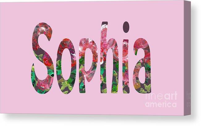 Home Decor Canvas Print featuring the painting Sophia by Corinne Carroll