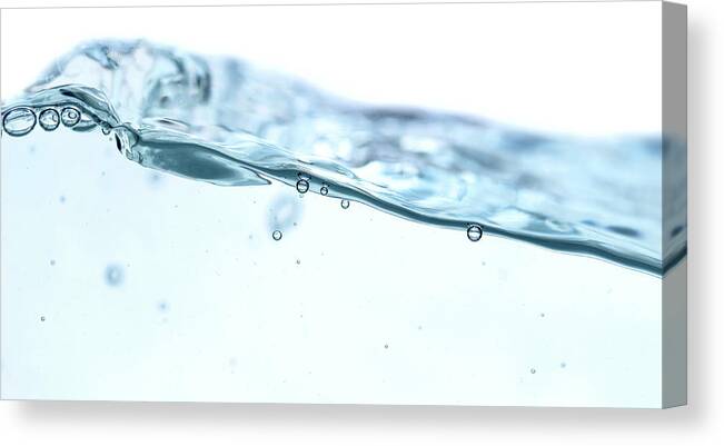 Cool Attitude Canvas Print featuring the photograph Water Wave by Happyfoto