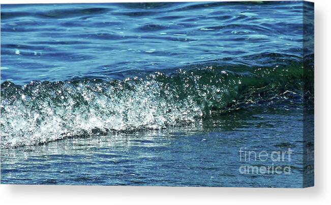 Waves Canvas Print featuring the photograph Limassol-Cyprus Aug-2012 #2 by Pics By Tony