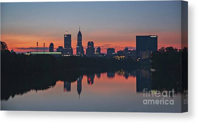 8288 Canvas Print featuring the photograph Indianapolis by FineArtRoyal Joshua Mimbs
