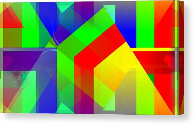  Canvas Print featuring the digital art Breaking Boundaries 154 by The Lovelock experience