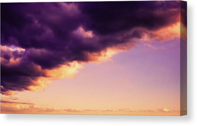 Cloudscape Canvas Print featuring the photograph Convergence by Rich Kovach