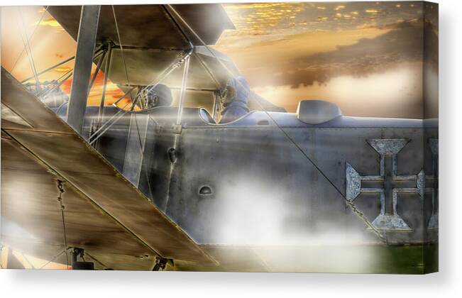 World War I Canvas Print featuring the photograph Sky pilots by Micah Offman