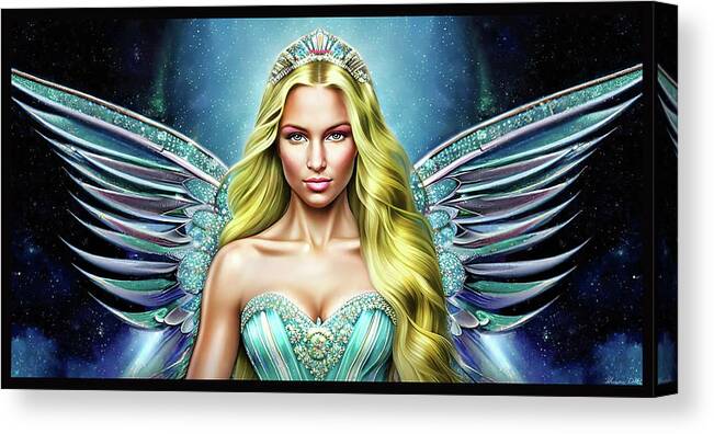 Healer Canvas Print featuring the digital art The Prom Queen by Shawn Dall