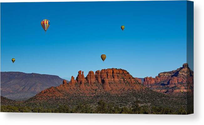 Sedona Canvas Print featuring the photograph We're off to see the Wizard by Carolyn Mickulas
