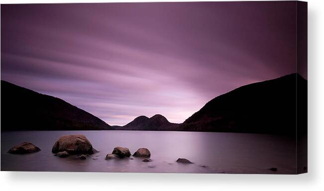 Maine Canvas Print featuring the photograph Jordan Pond #1 by Patrick Downey