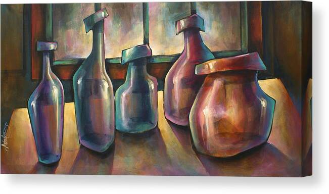 Still Life Canvas Print featuring the painting 'Soldiers' by Michael Lang