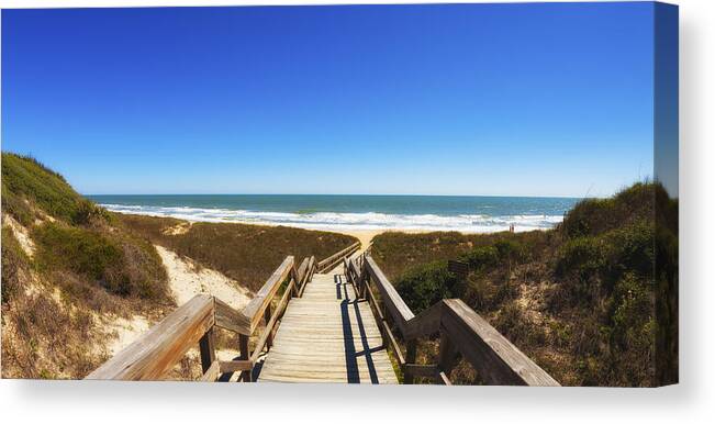 Atlantic Ocean Canvas Print featuring the photograph Ponte Vedra Beach #9 by Raul Rodriguez