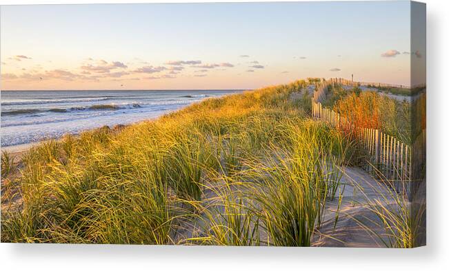 Seascape Canvas Print featuring the photograph Autumn Dune by Charles Aitken
