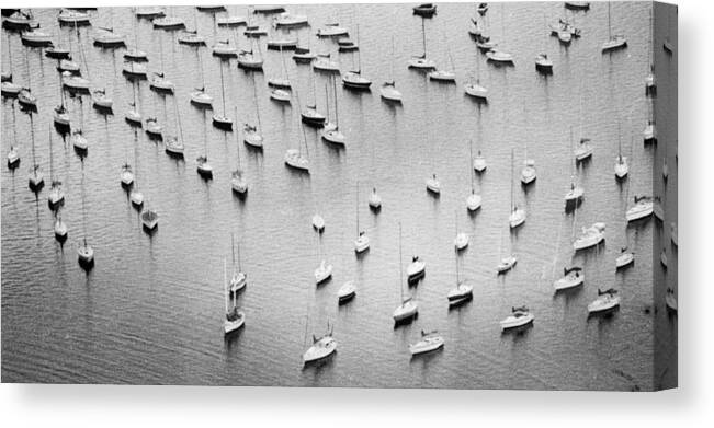 Rare Canvas Print featuring the photograph Key Marina by Retro Images Archive