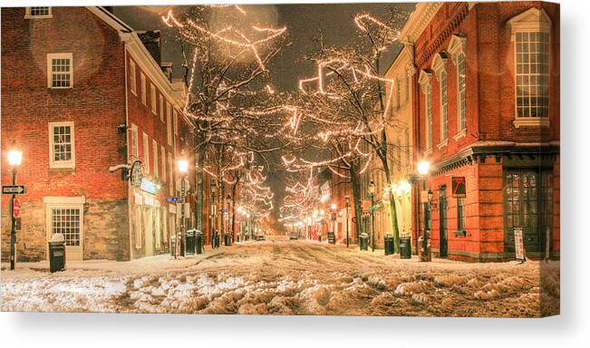 King Street Canvas Print featuring the photograph King Street by JC Findley