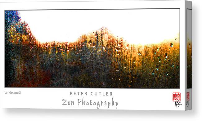 Zen Photography Canvas Print featuring the photograph Landscape 3 by Peter Cutler