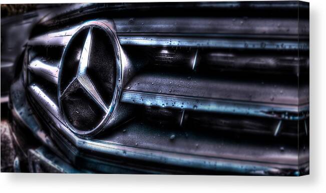 Mercedes Canvas Print featuring the photograph Love My Benz by Phillip Garcia