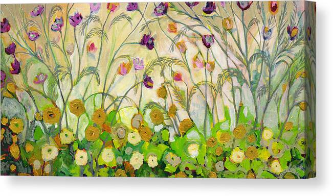 Landscape Canvas Print featuring the painting Mardi Gras by Jennifer Lommers