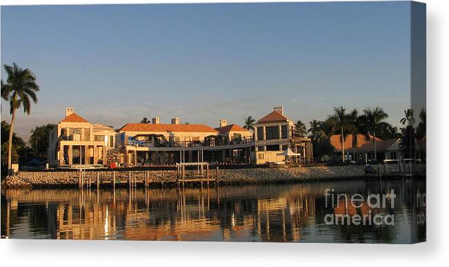 Photography Canvas Print featuring the painting Miami Style by Shelia Kempf
