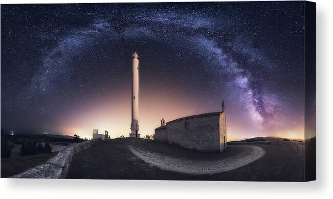 Architecture Canvas Print featuring the photograph Nosa Sea?ora Do Faro by Carlos F. Turienzo