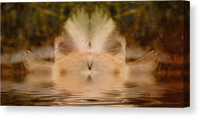 Flight Canvas Print featuring the photograph Pond Spirit by WB Johnston