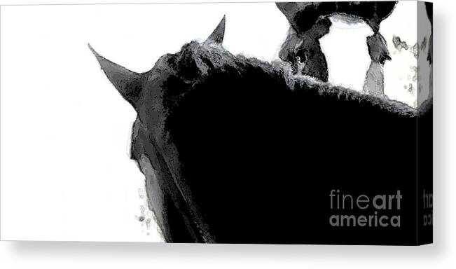 Ink Canvas Print featuring the photograph Shades Of Gray by Linda Shafer