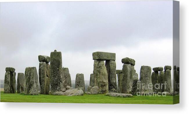 Stonehenge Canvas Print featuring the photograph The Circle by Denise Railey