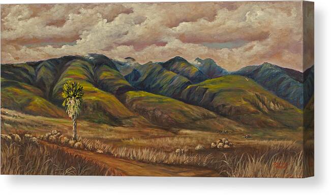 Landscape Canvas Print featuring the painting West Maui Splender by Darice Machel McGuire