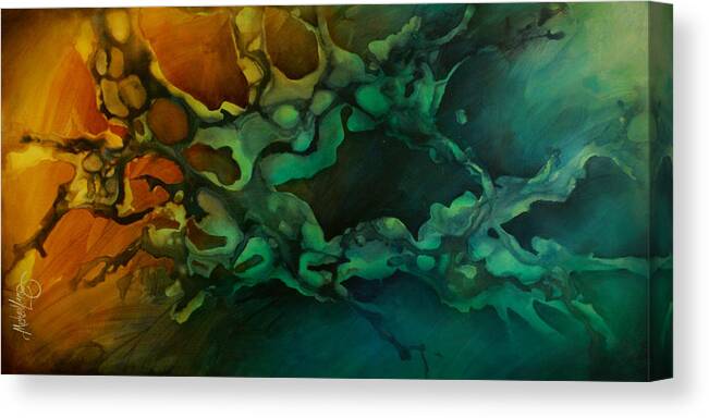 Abstract. Art Canvas Print featuring the painting Twilight #1 by Michael Lang