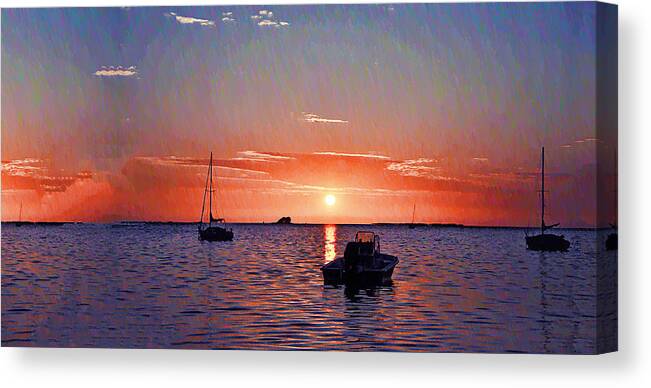 Like A Painted Sky Canvas Print featuring the photograph Like a Painted Sky by Bill Cannon