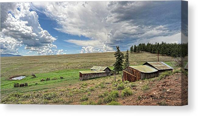 Eagle Nest Canvas Print featuring the photograph Moreno Valley Ranch by Ron Weathers