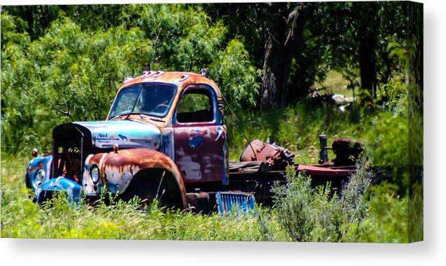 Truck Canvas Print featuring the photograph Ol' Mack by Toma Caul