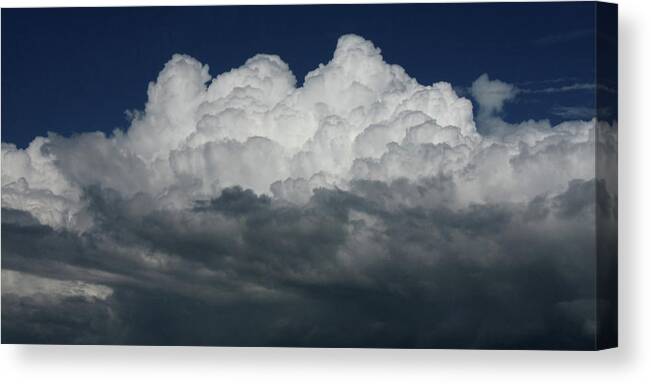 Thunder Canvas Print featuring the photograph Storm Front by David Paul Murray