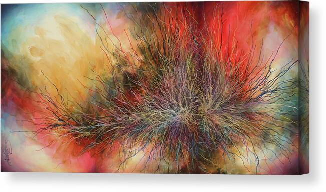 Abstract Canvas Print featuring the painting ' Destiny ' by Michael Lang