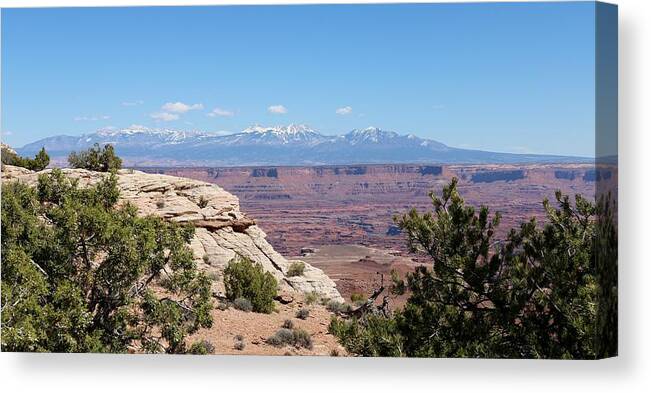 Canyonlands National Park Canvas Print featuring the photograph Canyonlands View - 2 #1 by Christy Pooschke