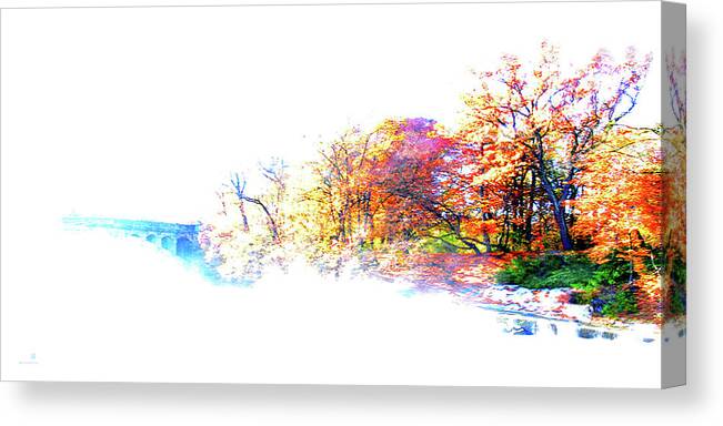 Autumn Canvas Print featuring the photograph Autumn Colors by Hannes Cmarits