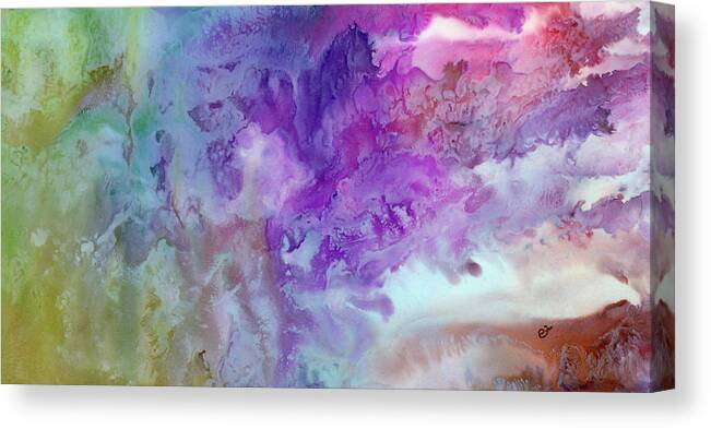 Abstract Canvas Print featuring the painting Beneath the Surface by Eli Tynan