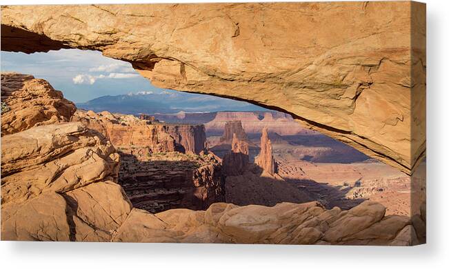 Mesa Canvas Print featuring the photograph Door to the West by Alex Lapidus