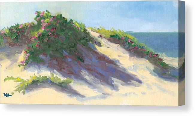 Cape Cod Canvas Print featuring the photograph Dune Roses by Barbara Hageman
