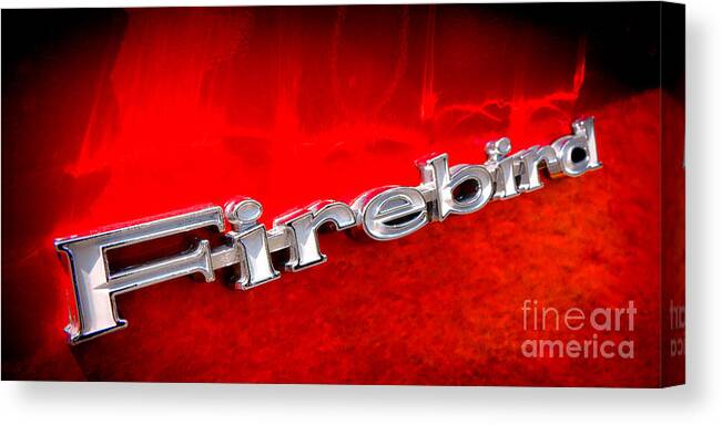 Pontiac Canvas Print featuring the photograph Firebird by Olivier Le Queinec