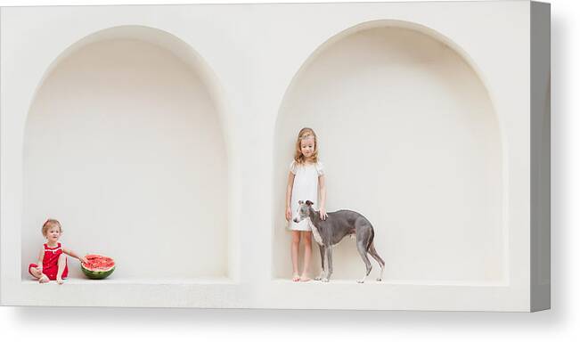 Arch Canvas Print featuring the photograph Four Years Passed... by Eva Miliuniene