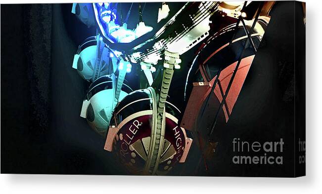  Canvas Print featuring the digital art High Roller by Darcy Dietrich