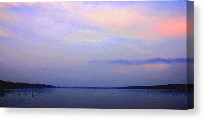 Landscape Canvas Print featuring the photograph Kentucky Lakes by Scott Washburn