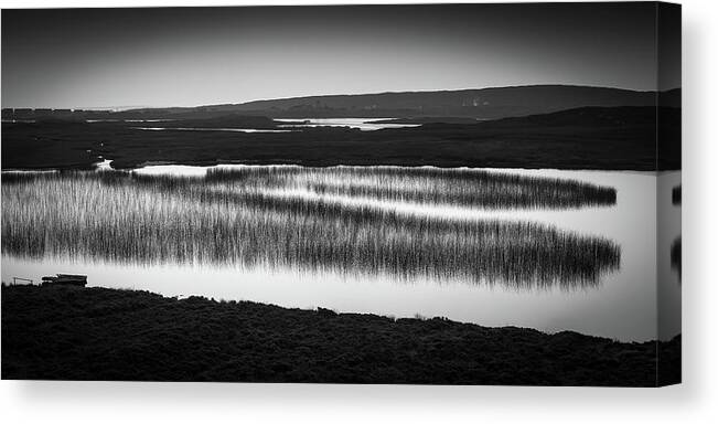 Scotland Canvas Print featuring the photograph Loch na Maracha, Isle of Harris by Peter OReilly
