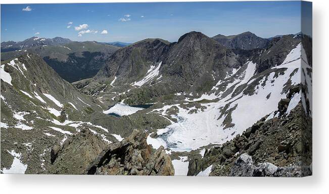 Mt. Canvas Print featuring the photograph Mt. Ida Summit View by Aaron Spong