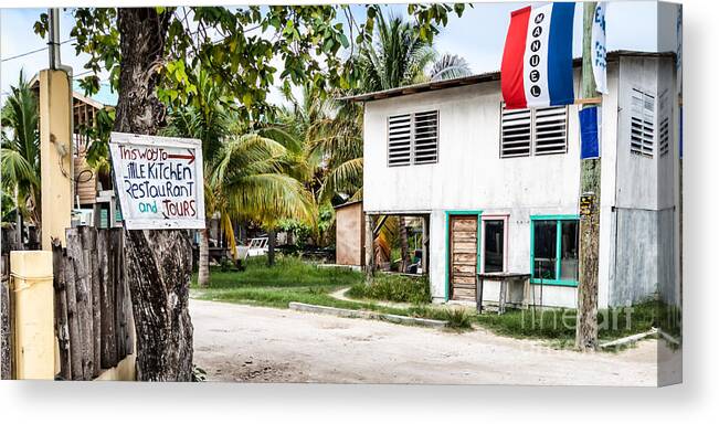 Belize Canvas Print featuring the photograph Neglected in Paradise by Lawrence Burry
