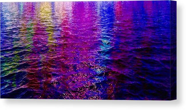 Reflections Canvas Print featuring the painting Reflections by Mark Taylor