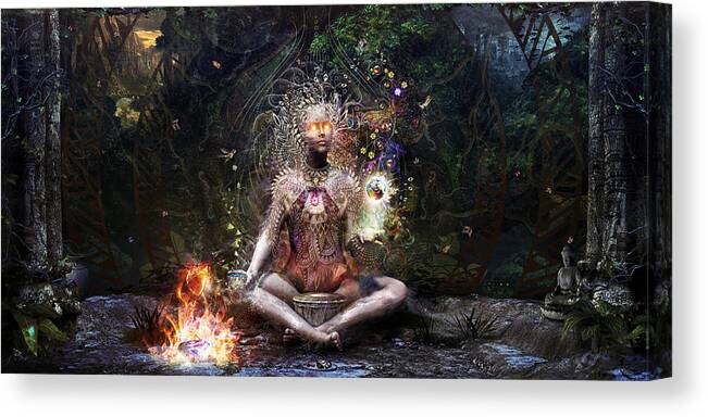 Cameron Gray Canvas Print featuring the digital art Sacrament For The Sacred Dreamers by Cameron Gray
