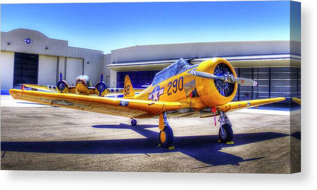 T6 Canvas Print featuring the photograph T-6 #2 by Joe Palermo