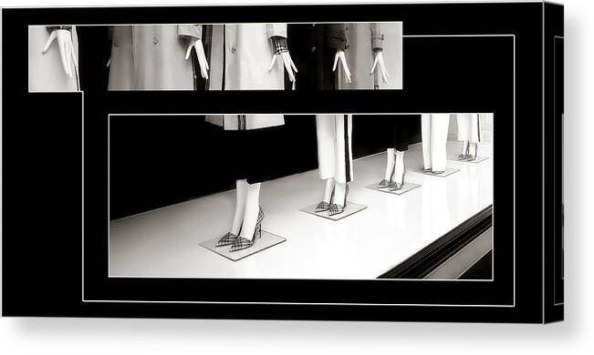 Window Canvas Print featuring the photograph Window Shopping by Deborah Penland