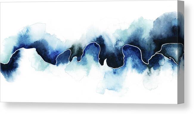 Abstract Canvas Print featuring the painting Glacial Break I #1 by Grace Popp