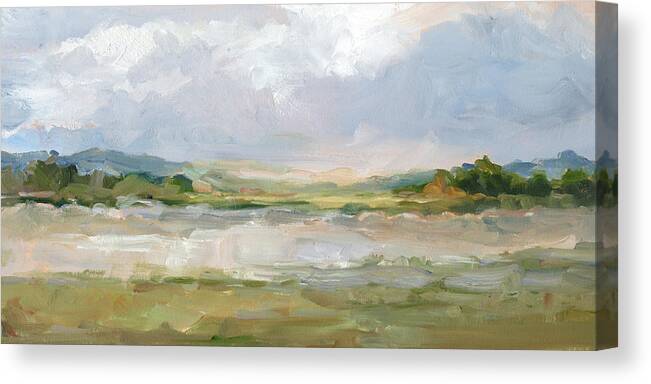 Landscapes Canvas Print featuring the painting May Skies II #2 by Ethan Harper