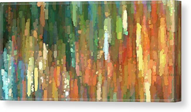 Squares Canvas Print featuring the digital art It's Full of Squares by David Manlove